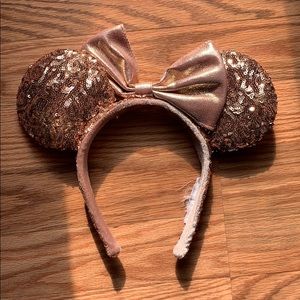 Rose gold mickey ears